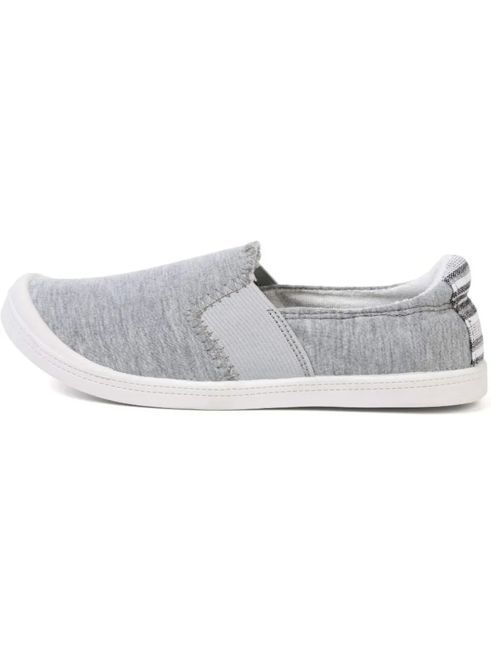 Women's Light Grey Comfortable Lace-Up Breathable Walking Casual Stylish Sneaker